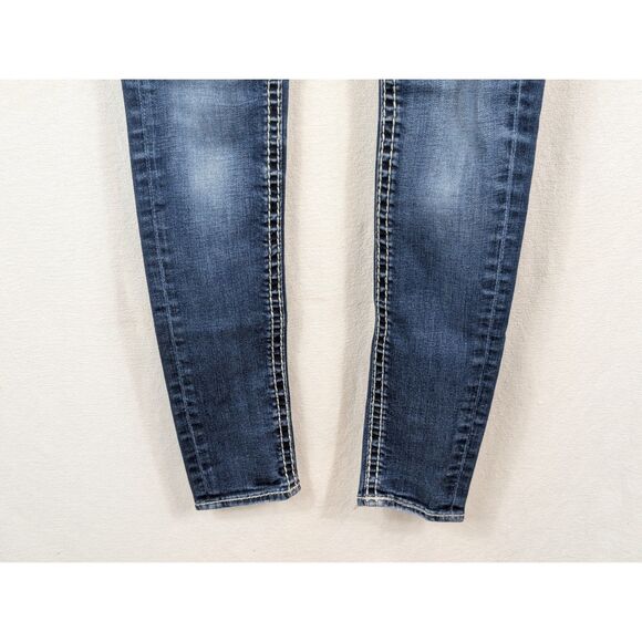 Rock Revival Karla Cuffed Skinny Jeans E8452CK5S Women's Size 25 - Picture 4 of 16
